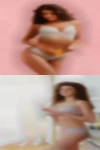Thick build woman person high