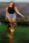 Naked horny woman sex alone