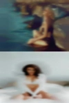 Senior swinging groups beach